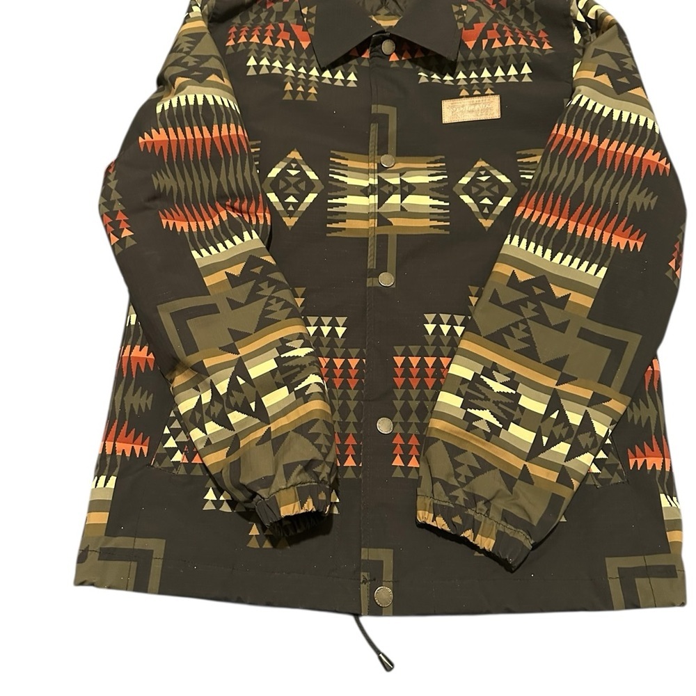 Pendleton Men's Geometric Pattern Jacket - Black … - image 7